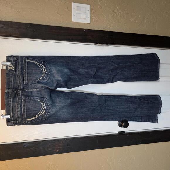 Platinum Jean Women's Dark Wash Bootcut Jeans- Size 10 Long - Picture 3 of 8